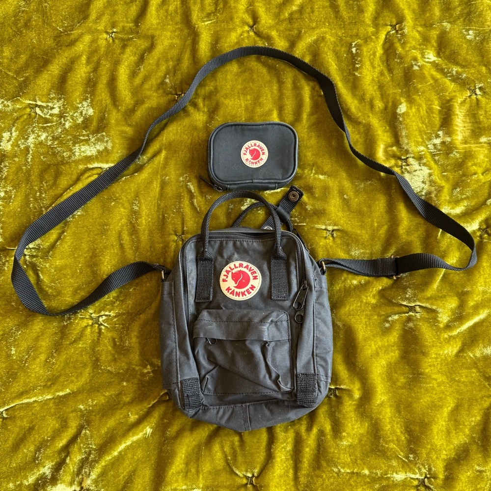 Fjallraven Kanken Black Crossbody Bag